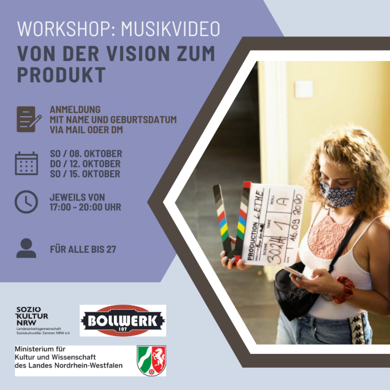 Workshop: Musikvideo – Von der Vision zum Produkt