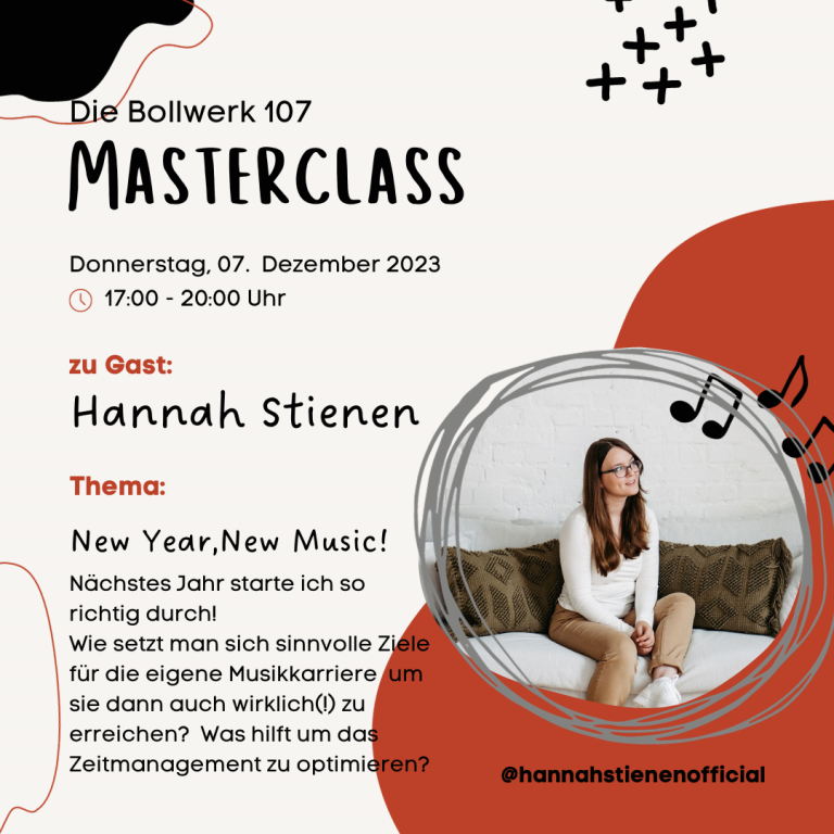 Masterclass: New Year, New Music mit Hannah Stienen