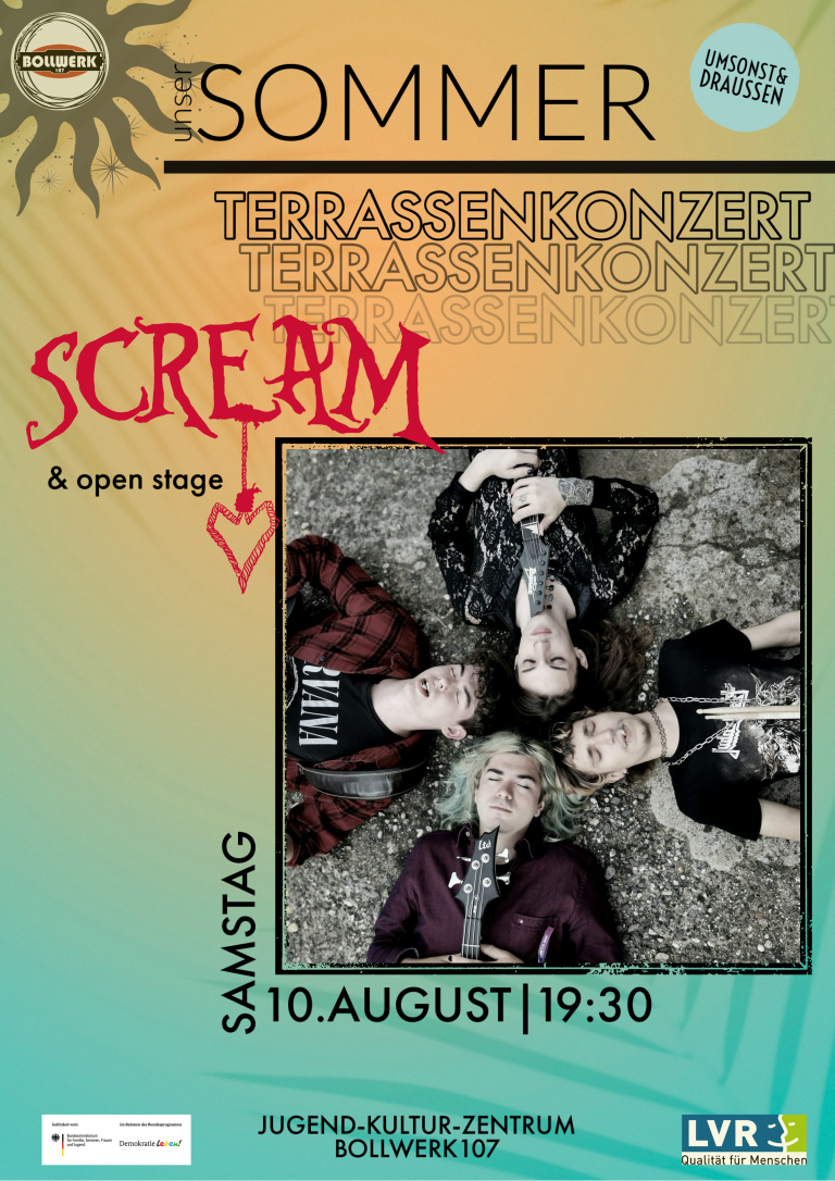 TerrassenKonzert: Scream & Open stage