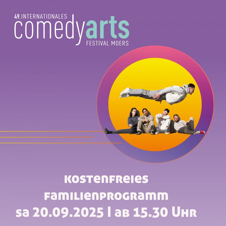 ComedyArts Festival: Kostenloses Kinder- und Jugendprogramm