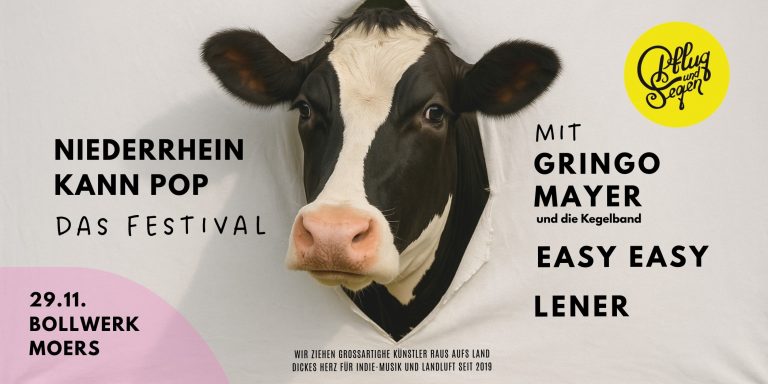 ABGESAGT! Pflug & Segen Festival 2025 – NIEDERRHEIN KANN POP