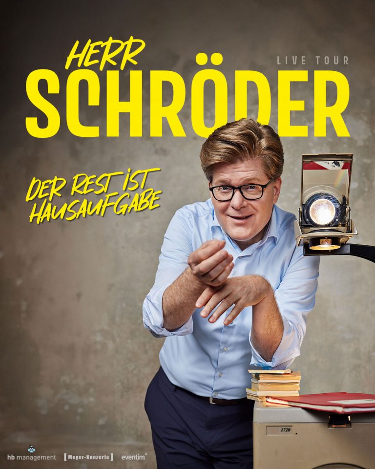 Herr Schröder: Der Rest ist Hausaufgabe