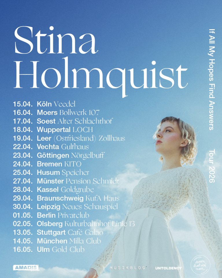 Stina Holmquist – “If All My Hopes Find Answers” – Tour 2026