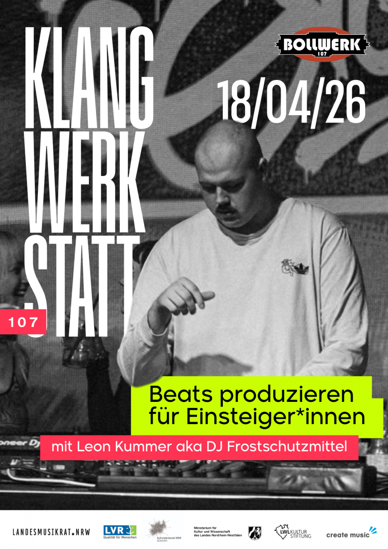 Klangwerkstatt 107: “Producing Beats“ mit Leon Kummer aka „DJ Frostschutzmittel“