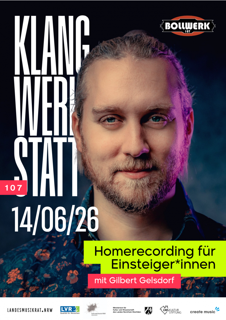 Klangwerkstatt 107: Homerecording mit Gilbert Gelsdorf